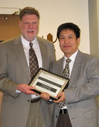 2008 winner of the I.W. Burr Award - Zhenqiang (James) Lu