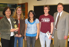 Regina Becker, Gayla Olbricht, Shraddha Mehta, Alex Lipka, and Dean McCabe