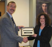 2009 winner of the V.L. Anderson Scholarship Award - Adriana Vars 
