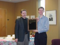 Craig Johnson receives his STATCOM Award