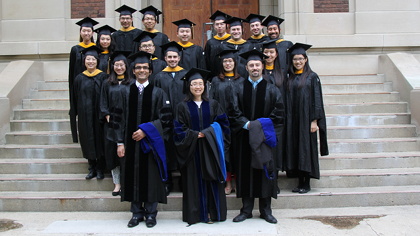 Purdue Statistics - May 2013 MS and PhD Graduates