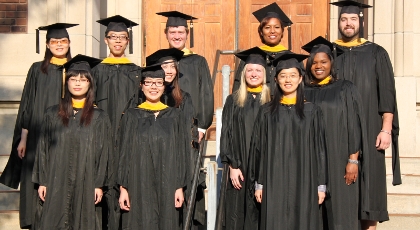 Purdue Statistics - May 2012 MS and PhD Graduates