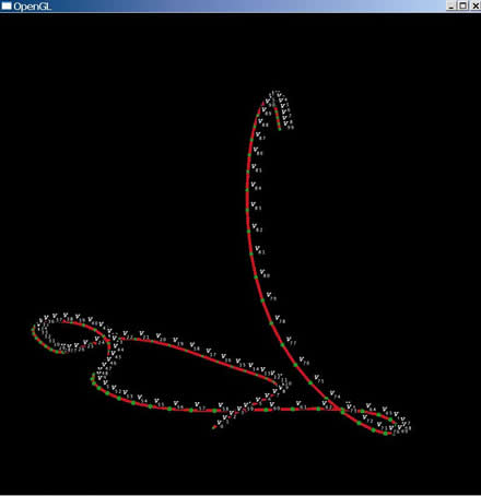 Screen shot of the visualization tool. 