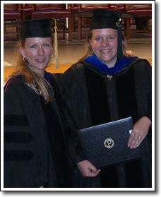 Professor Rebecca Doerge with Dr. Martina Bremer